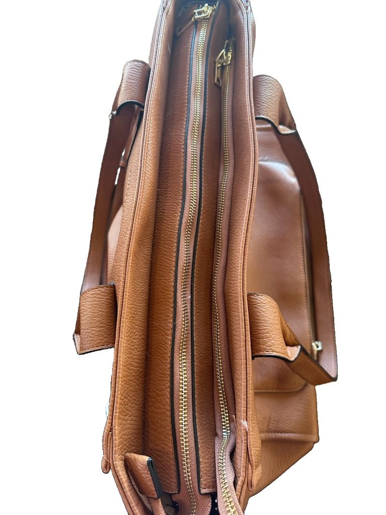 Poppy And Peonies Multitasker Tote Bag Chestnut — image 5 of 8